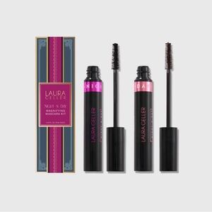 Laura Geller Night-n-Day Magnifying Mascara Kit | Black & Brown